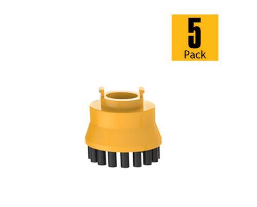 A1245 001 5 Pack Nylon Brush 5 Pack Steam Cleaner Accessory