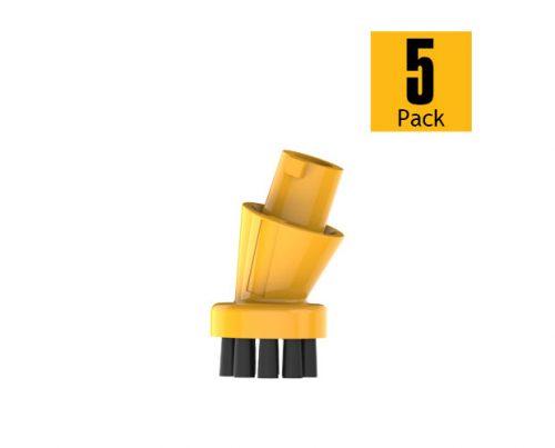 A1255-003-5 Nylon Utility Brush 5 Pack Steam Cleaner Accessory