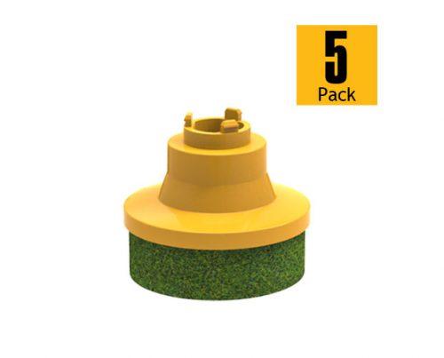 A1245 003 Round Scrub Pad 5 pack Steam Cleaner Accessory